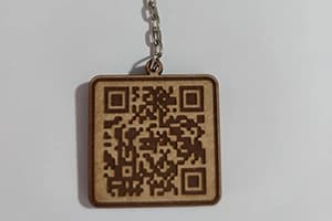 Chaveiro com QR Code